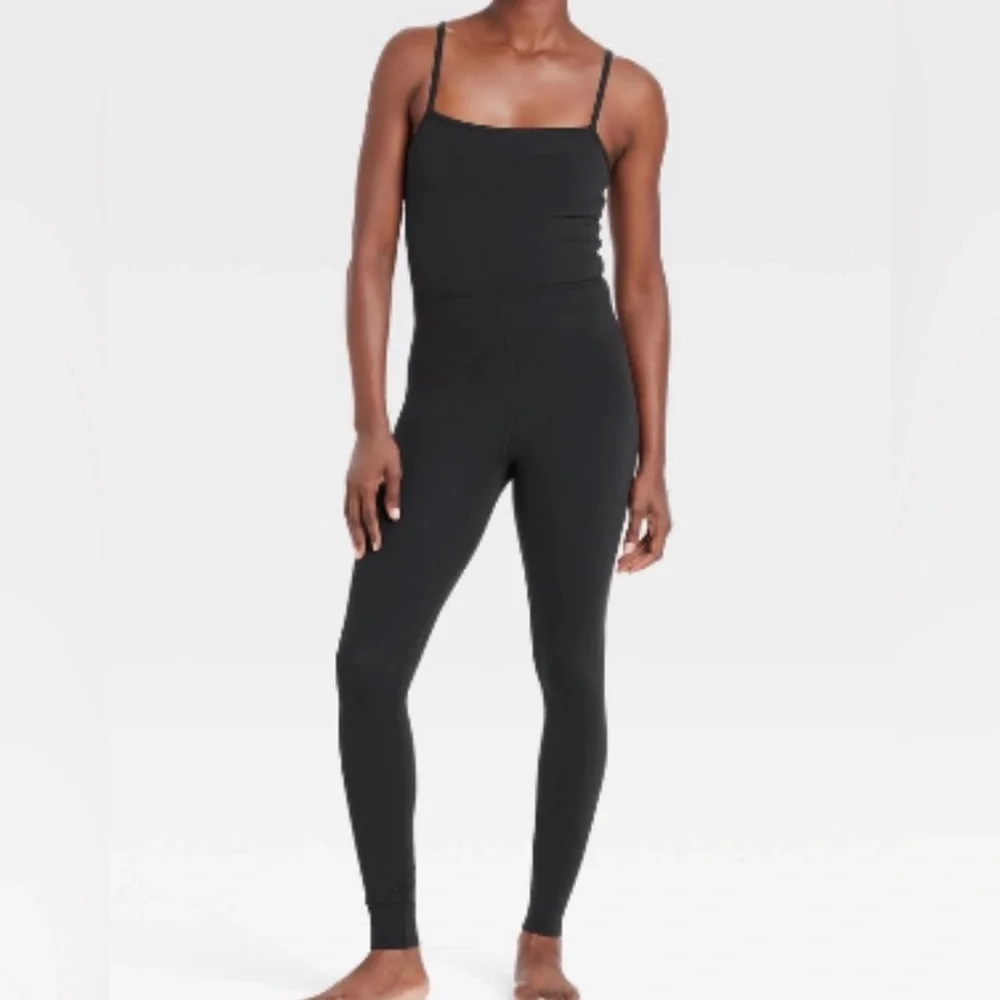 All in Motion Black Active Bodysuit, Moisture Wicking, Quick drying, UPF 50+ - Picture 1 of 2